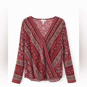 Charming Charlie 💕 Sheer Boho Blouse